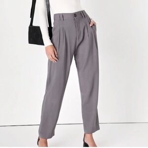 Elegant Gray Women's Pants